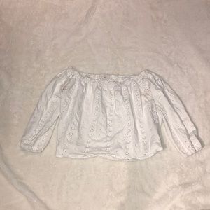 Off the shoulder blouse